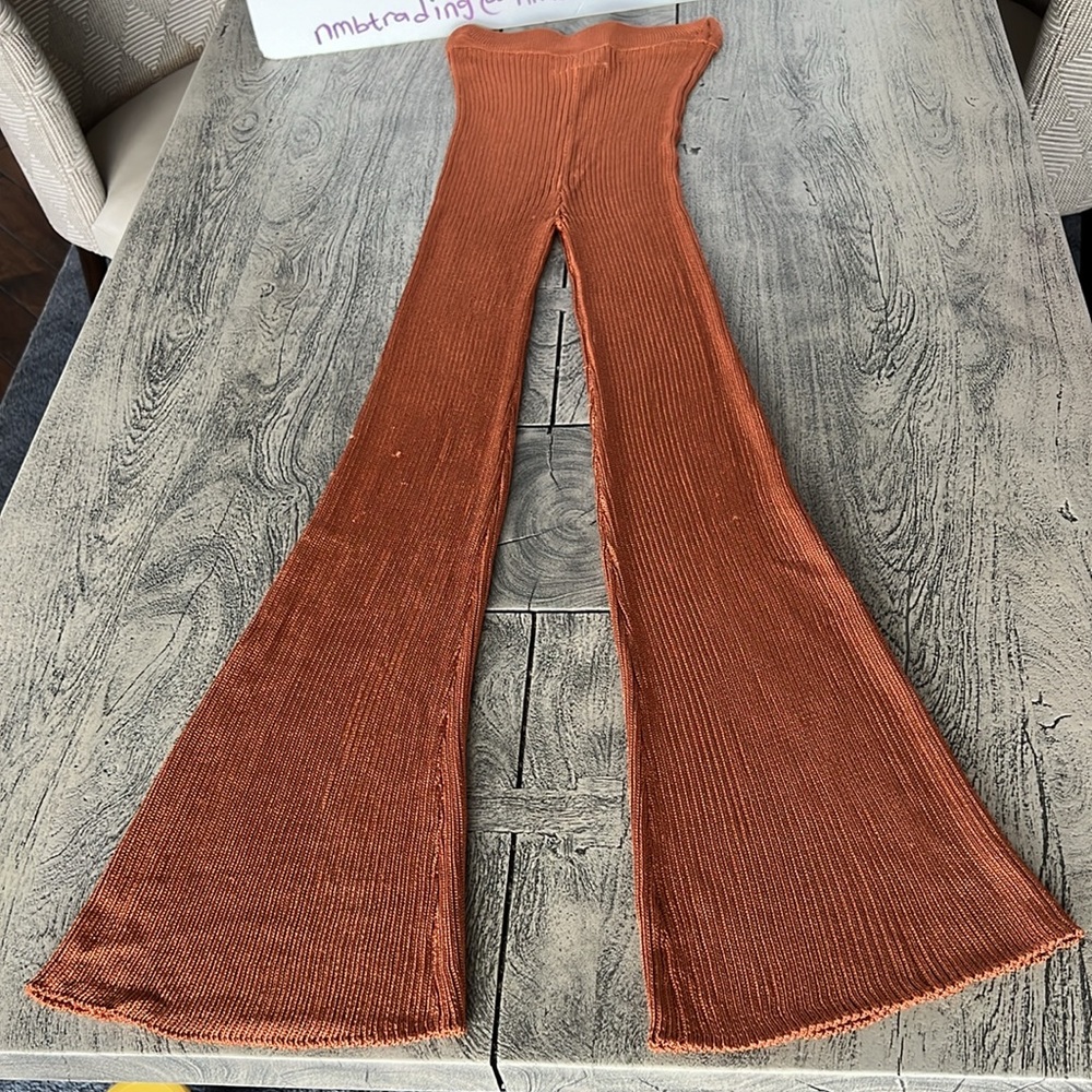 Calle Del Mar Aza Ziegler made with good vibes in USA knot flare bottom pants - Picture 16 of 16